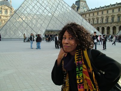 Wambui at the Louvre Wambui at the Louvre