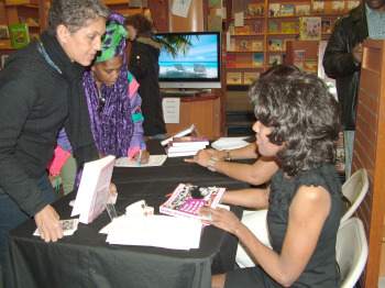 Wambui at Book Signing