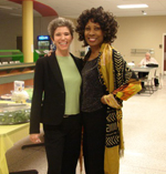 Wambui with Leila Rogers at Horry-Georgetown Technical College