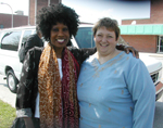 Wambui Bahati With Lynn Vinson of Blue Water Clubhouse and Community Mental Health Port Huron, MI, 2004