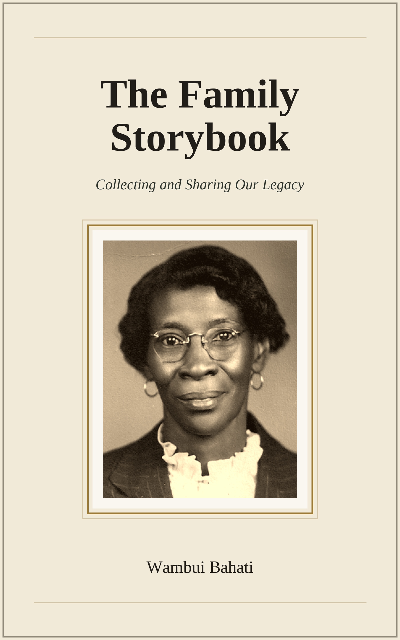 Final Family Storybook front Final Family Storybook front