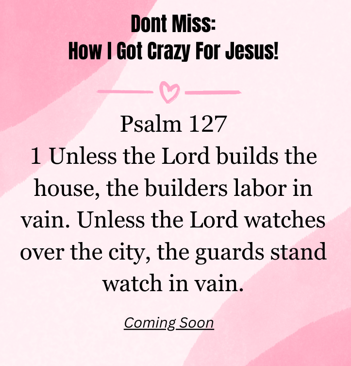 crazy for Jesus card