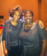 Wambui Bahati with Ms. Jamison, Voorhees College, Denmark, SC March 3, 2011