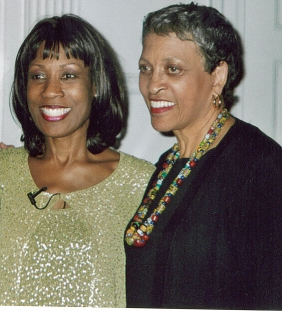 Wambui and Bennett College President, Dr. Johnetta B. Cole - "Clothed and In Our Right Mind' -- Black Women, Mental Health and Faith"  Conference - April 8, 2006