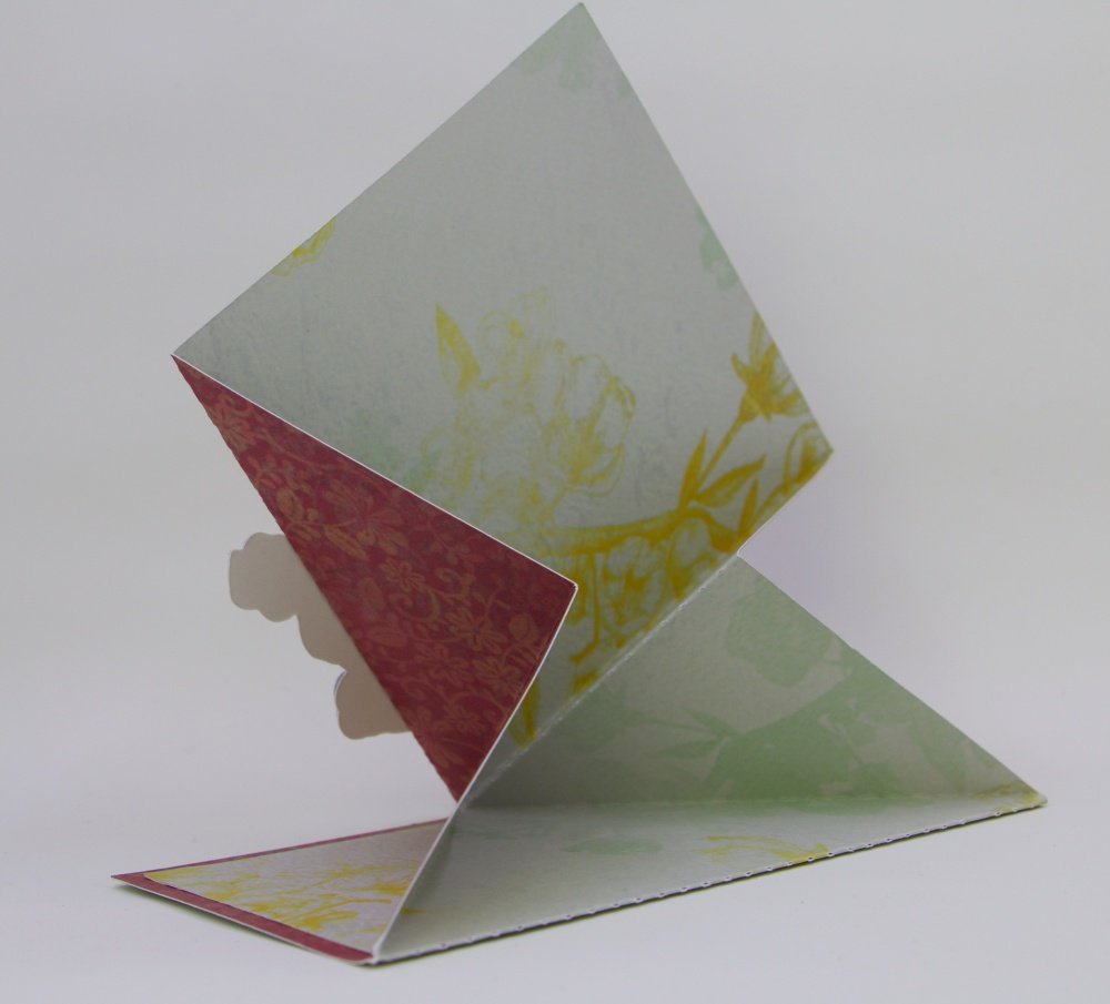 Wambui Made It: Meditation lady diamond pop up card.